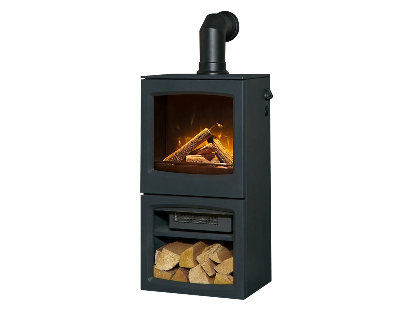 Ambient Glow Tower - Electric stove - Charcoal Grey