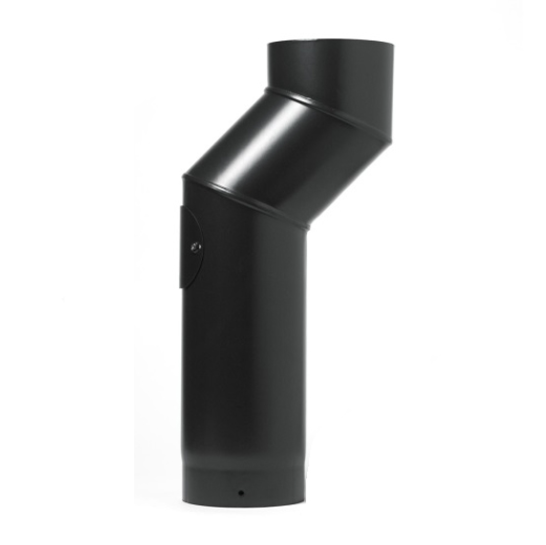 5 Inch (125) - Stove Offset Flue Pipe - With Door