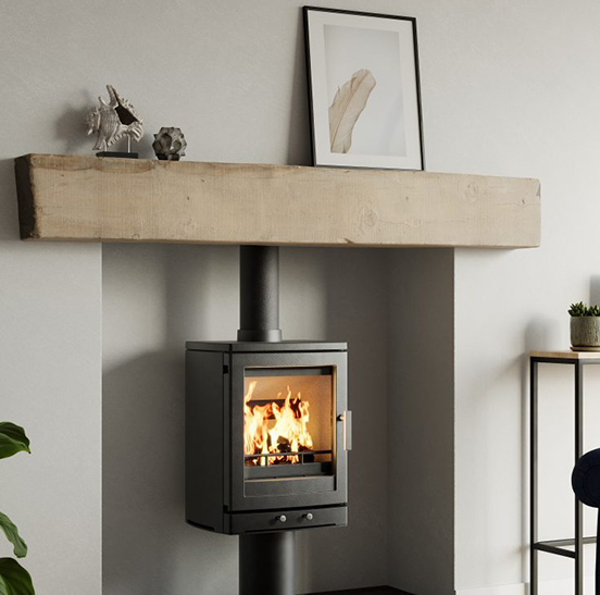 ACR Wood Pecker On Pedestal 5 - 5Kw - Multi-Fuel Stove