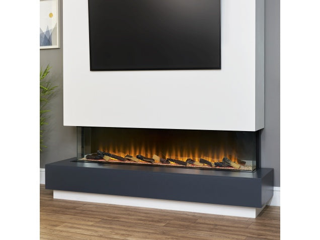 Ambient Glow Dusk - Media Wall Fire - 61" Electric Panoramic